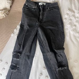 abercrombie ripped jeans